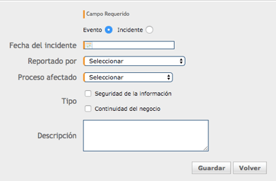 Gestiona los incidentes de seguridad de la información y los procesos críticos para la continuidad del negocio